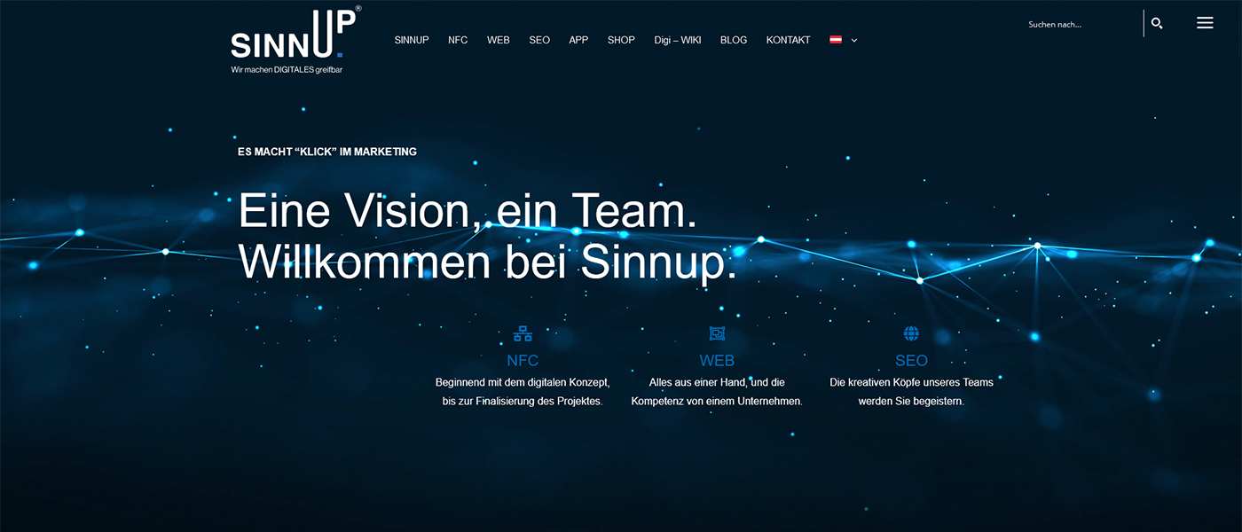 Sinnup - eine Vision, Ihr Unternehmen für das Web, SEO und Apps