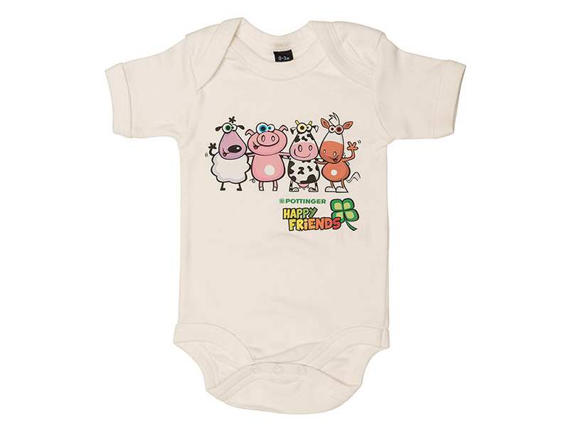 Babybody mit Transferdruck als Mitarbeitergeschenk & Fanshop-Artikel