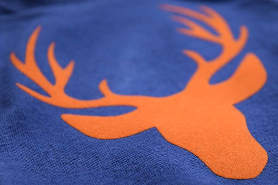 Flock print Flockdruck_Anwendung_T-Shirt_Motivdruck