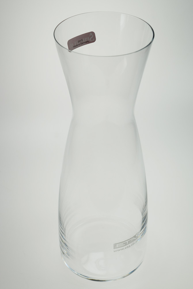Glasgravur Wasserset Spiegelau Karaffe mit graviertem Logo