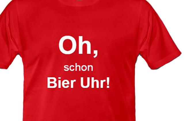 Lustige Sprüche als Flexdruck auf T-Shirts