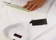 Measuring the embroidery position