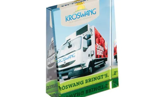 Glasquader Portrait - beidseitig bedruckt - Kröswang