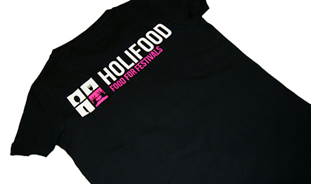 Festival-T-Shirt mit Flexdruck